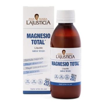 Ana María Lajusticia Magnesio Total Sabor Limón Líquido , 200 ml