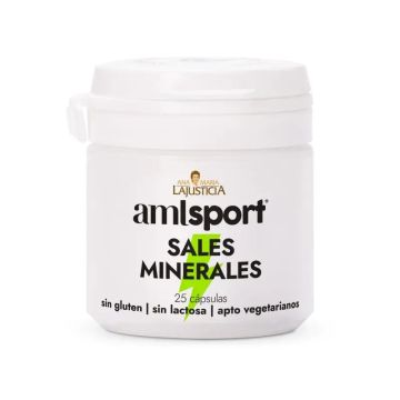 Amlsport Sales Minerales Isotónicas , 25 cápsulas