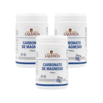 Ana María Lajusticia Carbonato de Magnesio Polvo Pack 3 x 130 gr