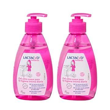 Lactacyd Pediátrico Duplo Gel Ultra Suave Higiene Íntima Diario 2 x 200 ml