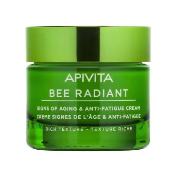APIVITA Bee Radiant Crema Signos de la Edad y Antifatiga con Peonía Blanca yPropóleo Patentado