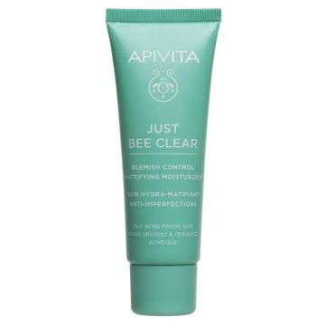 Apivita Crema Anti-Imperfecciones Matificante Just Bee Clear, 40 ml