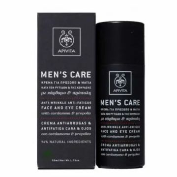 Apivita Crema Antiarrugas Y Antifatiga Facial Y Ojos Con Cardamomo Y Propóleo ,50 ml