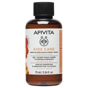 Apivita Gel Champú Suave Para Niños Con Caléndula Y Miel , 75 ml