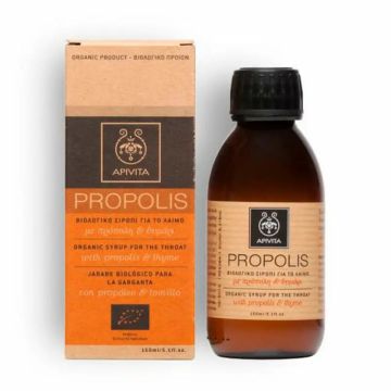 APIVITA Jarabe Biológico Para la Garganta Para Niños con Miel y Tomillo 150 ml