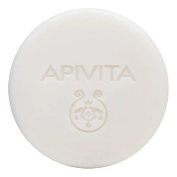Apivita Limpiador & Desmaquillante Sólido Rostro Y Ojos, 80 G