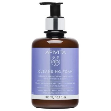 Apivita Limpieza Facial Promoción - Crema Espuma Limpiadora Facial Y Ojos, 300ml