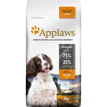 Applaws Dog Dry Adulto Razas Pequeñas Y Medianas Pollo 2Kg