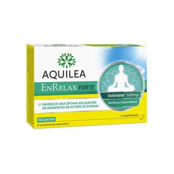 Aquilea Enrelax Forte 500 mg Valeriana + Espino Blanco + Pasiflora 15comprimidos