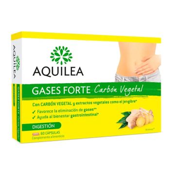 Aquilea Gases Forte Carbon Vegetal 60 cápsulas