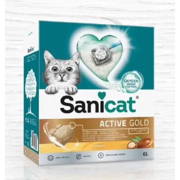 Arena Gato Sanicat Active Gold 6L