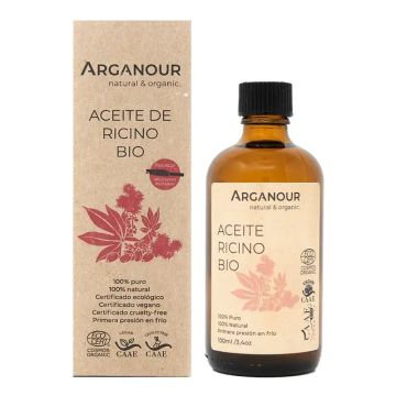 Arganour Aceite Vegetal Aceite De Ricino, 100 Ml