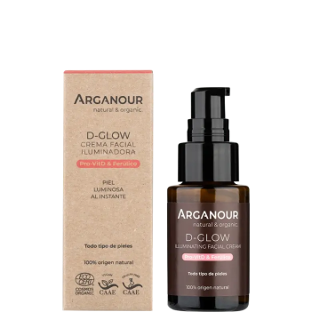 Arganour D-Glow - Crema Facial Iluminadora, 30 Ml