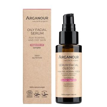 Arganour Facial Sérum Facial Nutritivo Piel Seca/Normal, 50 Ml