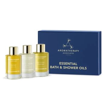 Aromatherapy Associates Essential Bath & Shower Oil Collection (Relax,De-Stress, Revive), 27 ml