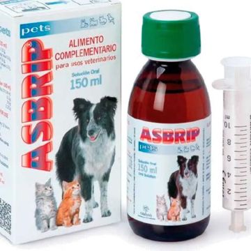 Asbrip Pets Solución Oral Alimento Complementario Trastornos Respiratorios , 150ml
