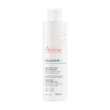 Avene Cicalfate + Gel limpiador desinfectante, 200 ml