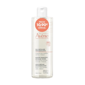 Avene Eau Thermale Agua Micelar Desmaquillante, 400 ml