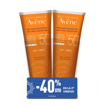 Avene Eau Thermale Leche Spf 50+ Pack 2 X 250Ml