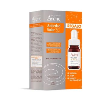 Avene Pack Solar Antiedad + Mini Sérum Vitamina C 10 Ml
