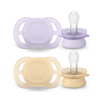 Avent Chupete Ultra Start 0-2 M Niña, 2 Unidades