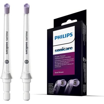 Philips Sonicare Power Flosser Boquillas Irrigador Quad Stream, 2 Unidades