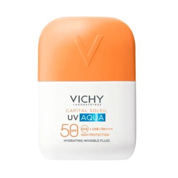 Vichy Solar Uv Aqua Fluido Hidratante Invisible Spf50 , 50 ml