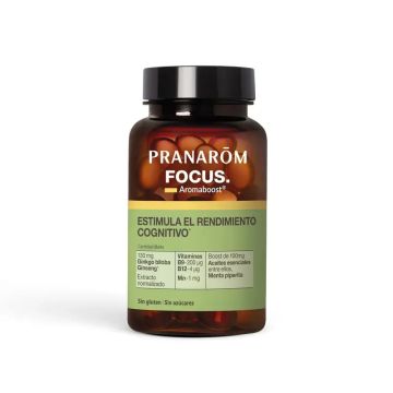 Pranarom Aromaboost Focus, 60 cápsulas