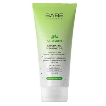 Babé Stop Akn Limpiador Exfoliante, 200 ml