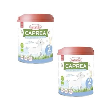 Babybio Caprea 2 Leche de Cabra Desde 6 Meses, Pack 2 x 800 gr