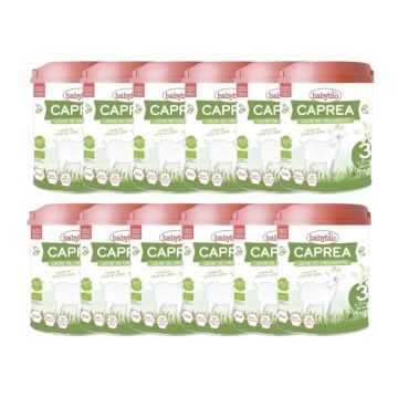 Babybio Caprea 3 Leche de Cabra 12-36 Meses, Pack 12 x 800 gr