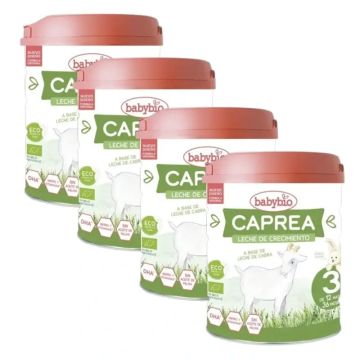 Babybio Caprea 3 Leche de Cabra 12-36 Meses, Pack 4 x 800 gr