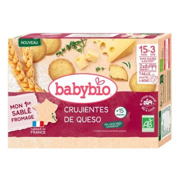 Babybio Crujientes De Queso , 72 gr
