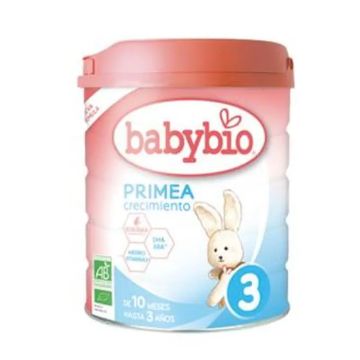 Babybio Leche Primea 3 Vaca Crecimiento 12-36 Meses, 800 gr