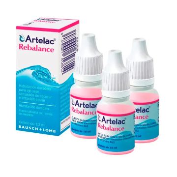 Bausch & Lomb Artelac Rebalance Gotas Oculares Esteriles 3 x 10 ml
