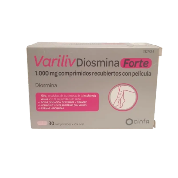Variliv Diosmina , 1000 mg 30 comprimidos recubiertos