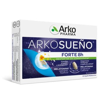 Arkopharma Arkosueño Forte 8H Bicapa, 30 comprimidos