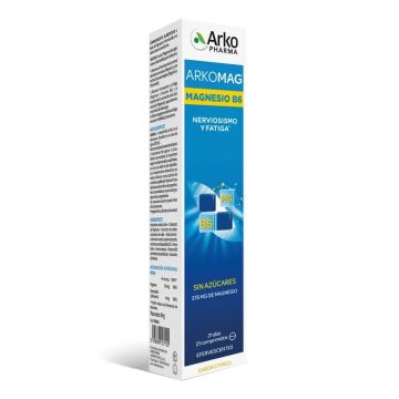 Arkopharma Arkomag Magnesio B6, 21 comprimidos efervescentes