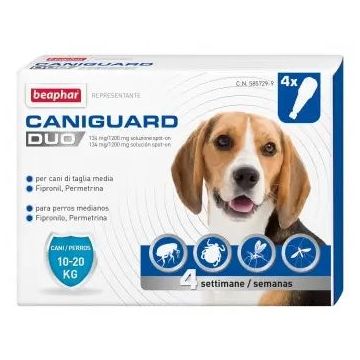 Beaphar Caniguard Duo M 10-20Kg 4Pip