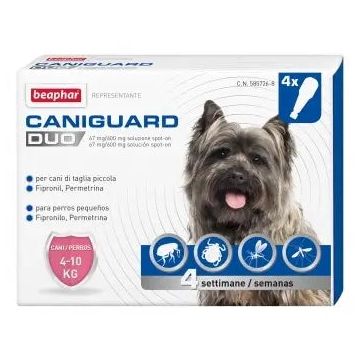 Beaphar Caniguard Duo S 4-10Kg 4Pip