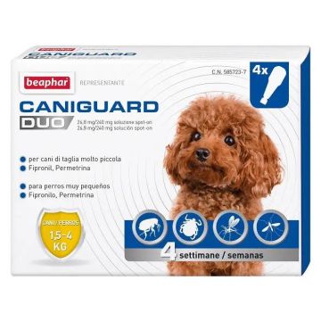 Beaphar Caniguard Duo Xs 1,5-4Kg 4Pip