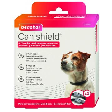 Beaphar Collar Canishield Perro, 48 cm 2 Unidades