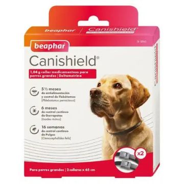 Beaphar Collar Canishield Perro, 65 cm 2 Unidades