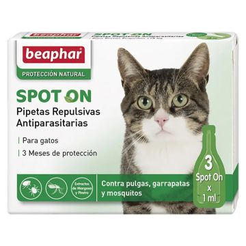 Beaphar Pipetas Repelentes Gato 3X1 ml