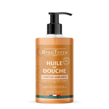 Beauterra Aceite De Ducha Naranja-Mandarina, 750 ml