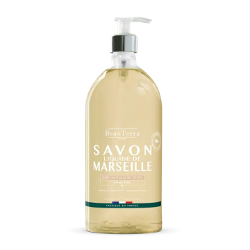 Beauterra Jabón De Marsella Flor De Algodón , 1000 ml