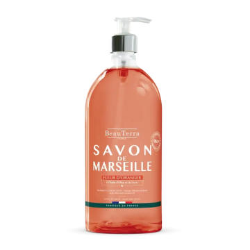 Beauterra Jabones De Marsella Jabón De Marsella Flor De Naranjo , 1000 ml