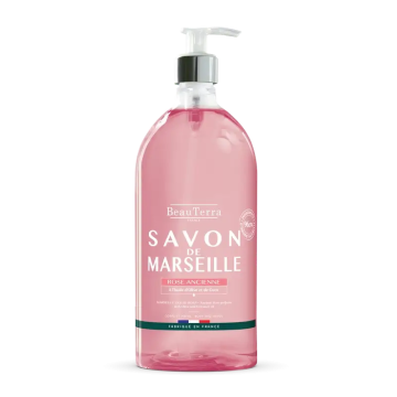 Beauterra Jabones De Marsella Jabón De Marsella Rosa Antigua , 1000 ml