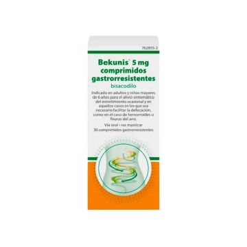 Bekunis 5 mg comprimidos gastrorresistentes