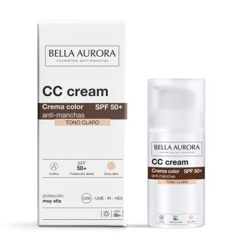 Bella Aurora CC Cream SPF 50+ Tono Claro 30 ml